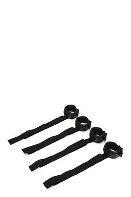 Набор бдсм для кровати WHIPSMART DIAMOND BED RESTRAIN KIT BLACK