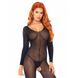 Бодистокинг с длинными рукавами черный Leg Avenue Long Sleeves Bodystocking