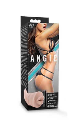 Мастурбатор с вибро M FOR MEN ANGIE VANILLA