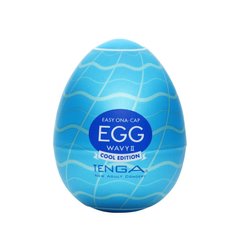 Мастурбатор TENGA EGG WAVY II COOL EDITION