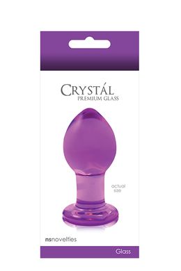 Стеклянная пробка NS Novelties CRYSTAL MEDIUM PURPLE