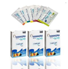 Возбудитель желе Kamagra Oral Jelly ( цена за 7 пакетиков в упаковке)