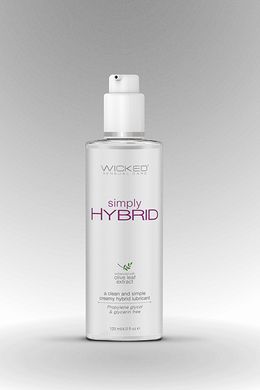 Лубрикант кремовий гібридний WICKED SIMPLY HYBRID SPERM 120ML