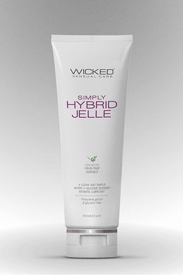 Лубрикант на водній/силіконовій основі WICKED SIMPLY HYBRID JELLE 120ML