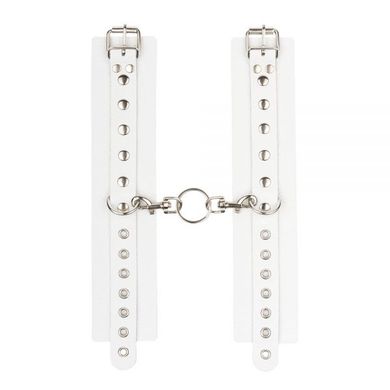 Наручники Leather Double Fix Hand Cuffs, White