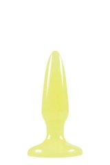 Анальна пробка FIREFLY PLEASURE PLUG MINI YELLOW, Жовтий