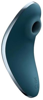 Вакуумный клиторальный стимулятор с вибрацией SATISFYER VULVA LOVER 1 BLUE