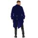Мужское длинное бархатное пальто синего цвета Leg Avenue, размер М