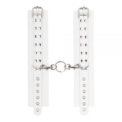 Наручники Leather Rastraints Hand Cuffs, White