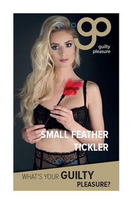 Стек з пір'ям GP SMALL FEATHER TICKLER RED