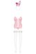 Комплект зайчика розовый Bunny suit S/M