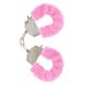 Наручники розовые с мехом Toy Joy Furry fan cuffs