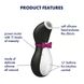 Вакуумный клиторальный стимулятор Satisfyer Pro Penguin, черный