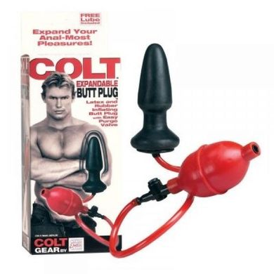 T850074 анальна пробка з накачуванням COLT Expandable Butt Plug, Черный