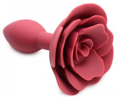 Анальна пробка силикон роза Master Series Booty Bloom Silicone Anal Plug With