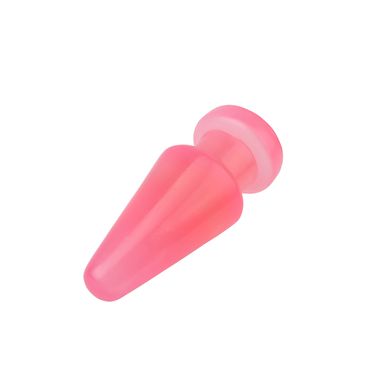 Велика анальна пробка Chisa Hi-Rubber Anal Delight Plug Pink 17*7 см