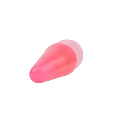 Велика анальна пробка Chisa Hi-Rubber Anal Delight Plug Pink 17*7 см