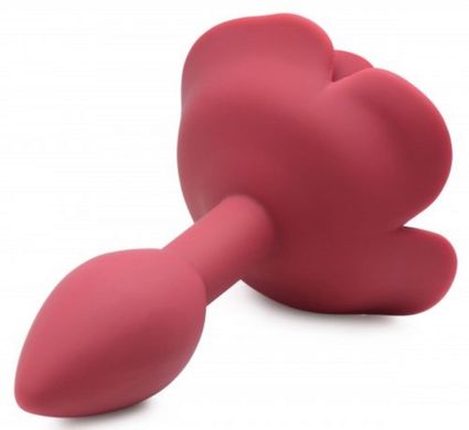 Анальна пробка силикон роза Master Series Booty Bloom Silicone Anal Plug With