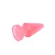 Велика анальна пробка Chisa Hi-Rubber Anal Delight Plug Pink 17*7 см