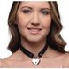 Чокер замок серце (2ремішка 2ключа) Lock-It Heart Choker With Lockabl