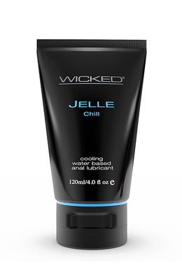 Анальный лубрикант с эффектом охлаждения WICKED JELLE CHILL ANAL LUBRICANT 120ML