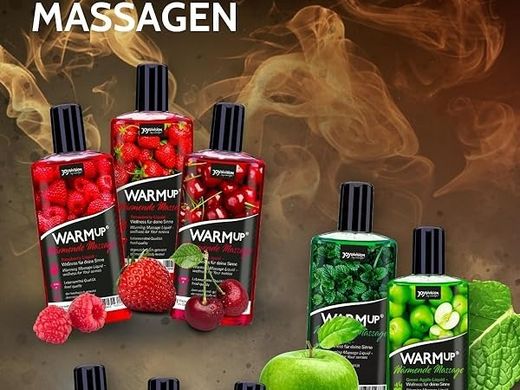 Розігріваюча їстівна масажна олія WARMup Strawberry, 150 мл