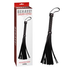 CH15242 🔹 Плетка Behave Luxury Fetish Pleasure Whip Chisa