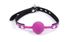 Кляп силіконовий із замком Silicone ball gag rose with lock