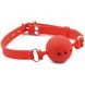 Кляп силіконовий DS Fetish Silicone gag M red