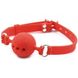 Кляп силіконовий DS Fetish Silicone gag M red