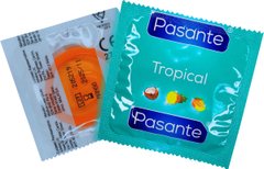 Презервативы со вкусом манго ,53мм , Рasante Tropical condoms , за 6 шт