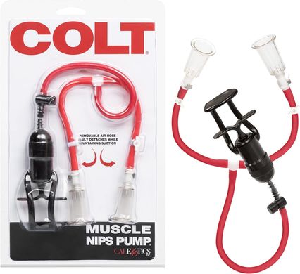 Насос для сосків CalExotics Colt Muscle Nips Pump, прозорий