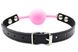 Кляп силиконовый Silicone ball gag metal accesso pink