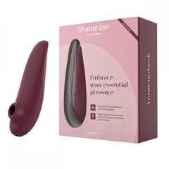 Вакуумний кліторальний стимулятор Womanizer Classic 2 Bordeaux, Бордовый