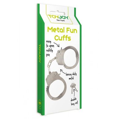 Наручники метал Toy Joy Metal Fun Guffs