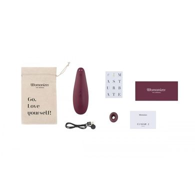 Вакуумный клиторальный стимулятор Womanizer Classic 2 Bordeaux