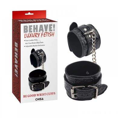 Наручники Behave! Luxury Fetish Be Good Wrist Cuffs Chisa