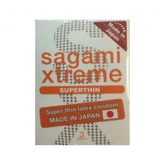 Супертонкие презервативы латексные Sagami Xtreme Superthhin (цена за упаковку, 3 шт.)