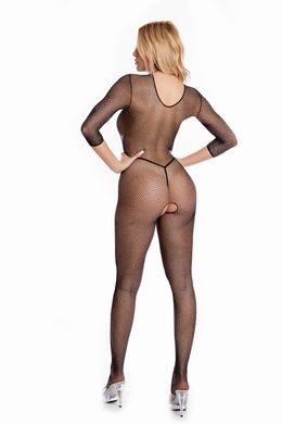 Комбинезон RISQUE CROTCHLESS BODYSTOCKING BLACK, S/M