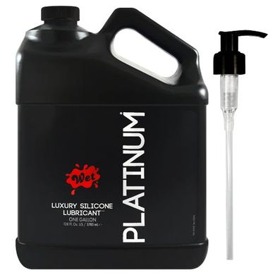 Лубрикант на силиконовой основе WET Platinum One Gallon 3785 мл