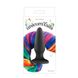 Коническая анальная пробка с хвостом NS Novelties UNICORN TAILS RAINBOW