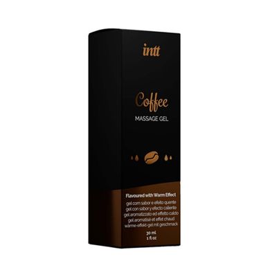 Їстівний масажний гель для інтимних зон Intt Coffee (30 мл)