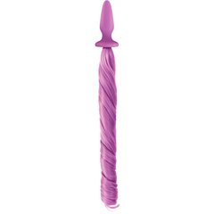 Анальная пробка с хвостом пони, Unicorn Tails, NS Novelties purple