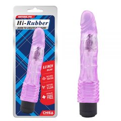 Вибромассажер Chisa Jelly Hi-Rubber, Purple