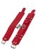 Оковы Leather Dominant Leg Cuffs, Red