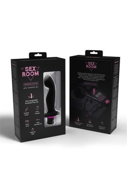 Набір для анальних ігор Dream Toys Sex Room, 6 предметів, чорний/рожевий