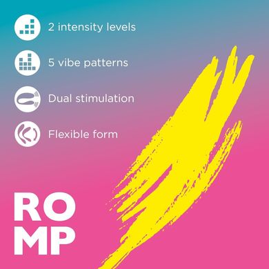 Вібратор для пар ROMP Join, бірюзовий