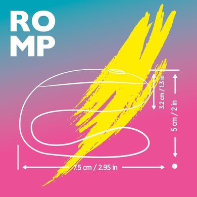 Вибратор для пар ROMP Join, бирюзовый