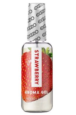 Їстівний гель-лубрикант EGZO AROMA GEL-полуниця, 50 мл